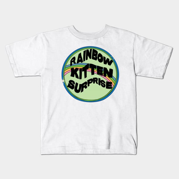 rainbow kitten 2 Kids T-Shirt by IJUL GONDRONGS